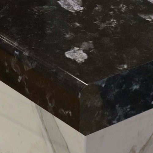 Black granite laminated - black,