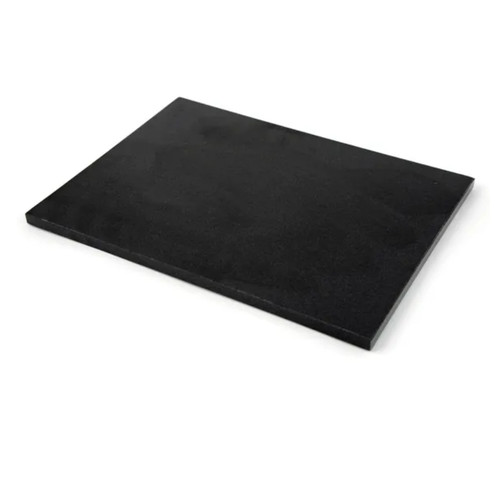 Large black granite trivet - granite,