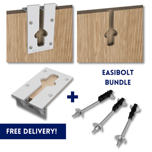 Kitchen worktop bolt - bolt, router