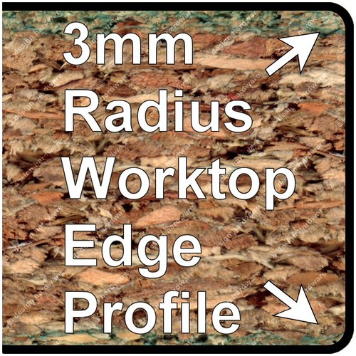 3mm radius worktop - q3,