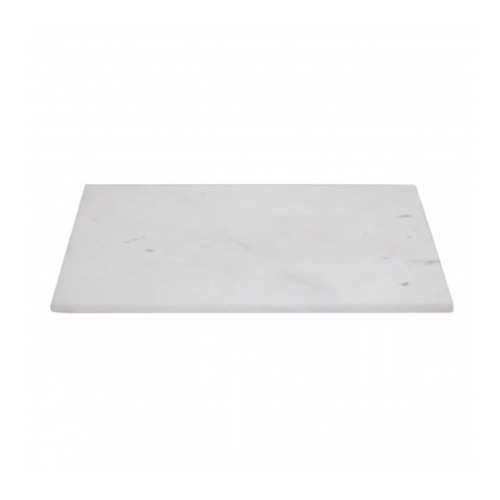 Rectangular white marble - white,