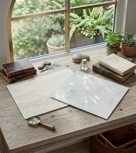 New marble effect worktop - new,