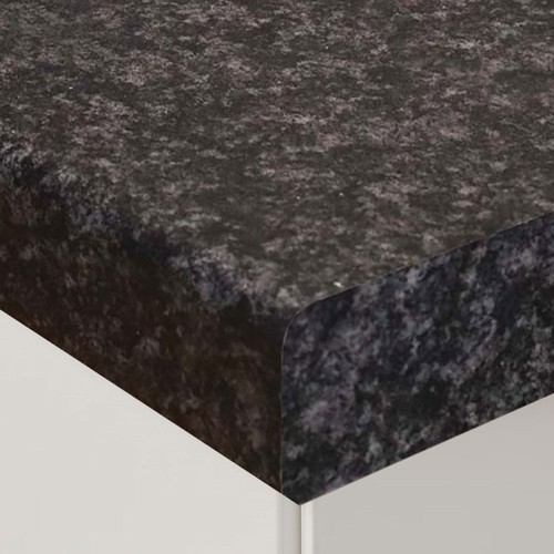 Jet laminated kitchen worktop - jet,