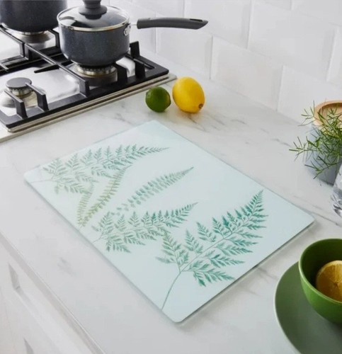 New large leaf pattern glass - new,