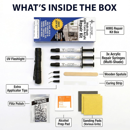 Quartz worktop repair kit - quartz,